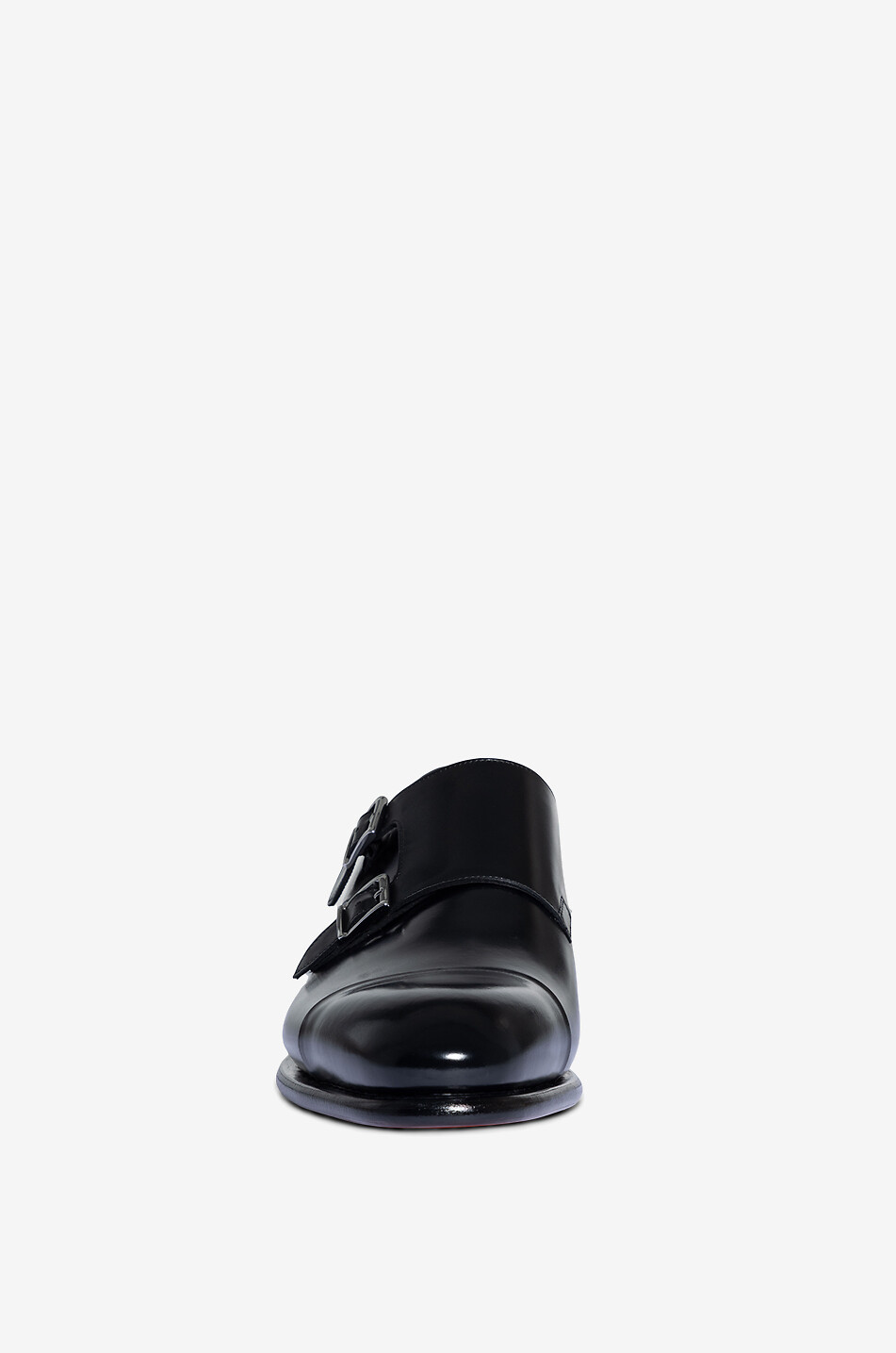 SANTONI Derbies à boucles en cuir Homme NOIR 2