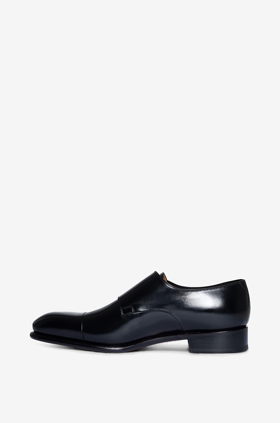SANTONI Derbies à boucles en cuir Homme NOIR 3