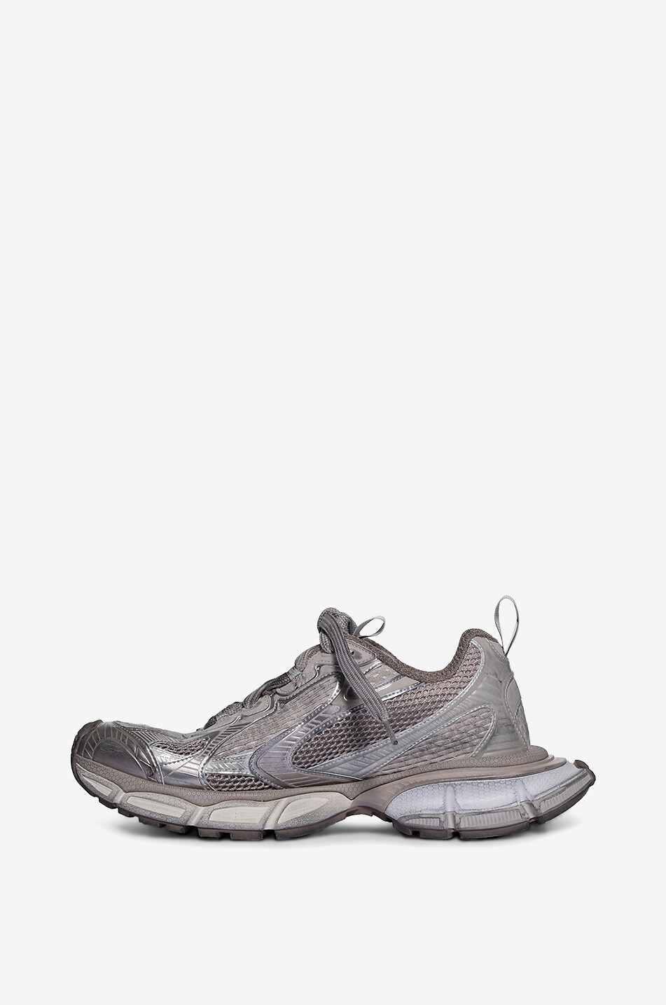 BALENCIAGA Niedrige Mesh-Sneakers im Used-Look 3XL Herren BEIGE 3