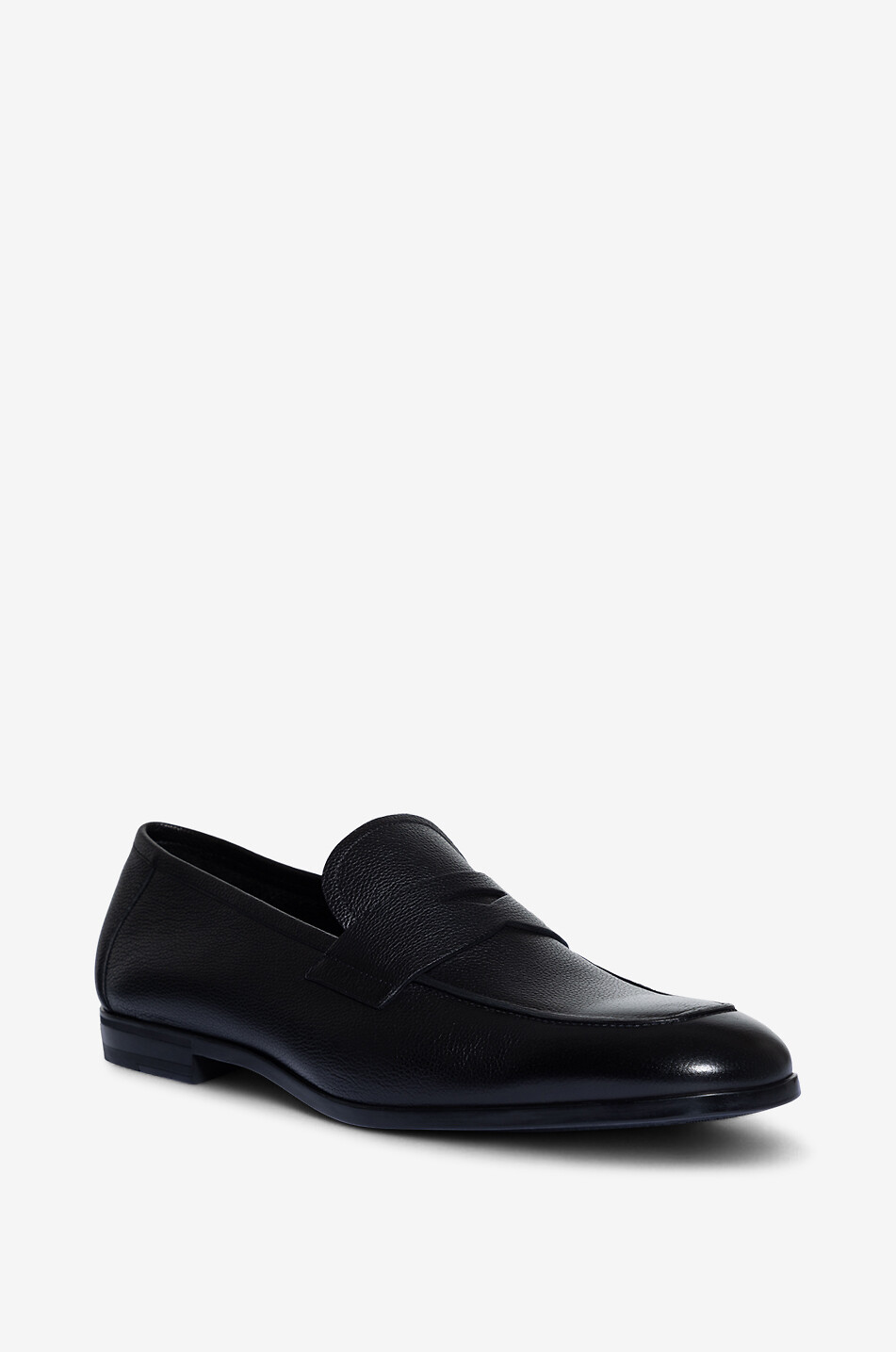 TOM FORD Sean 10 supple grained leather loafers Men BLACK 1