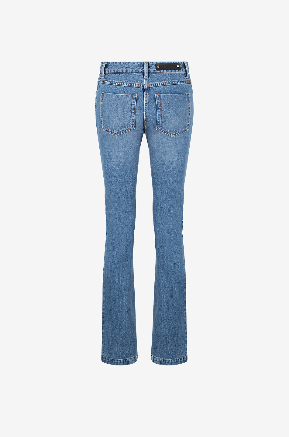 BARBARA BUI Jean droit en coton Femme BLEU 2