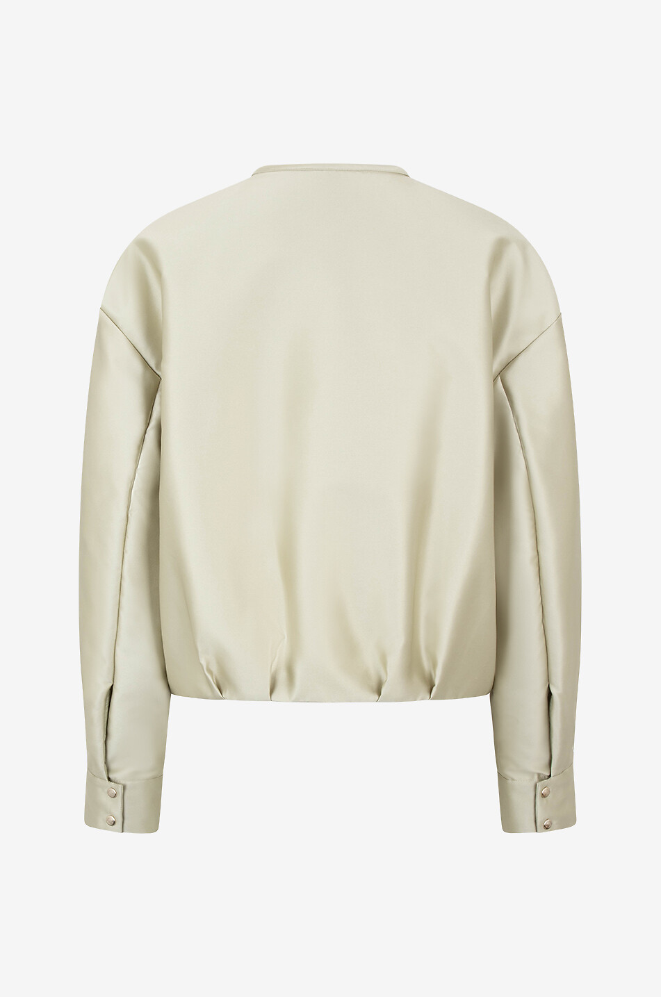 MONCLER Maupa lightweight duchesse bomber jacket Women GREEN 2