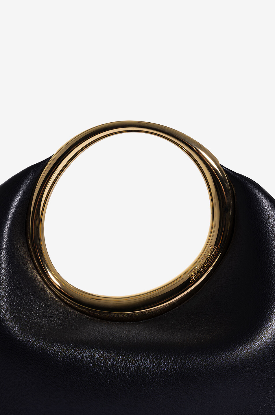 JACQUEMUS Sac à main en cuir nappa Le petit Calino Femme NOIR 3