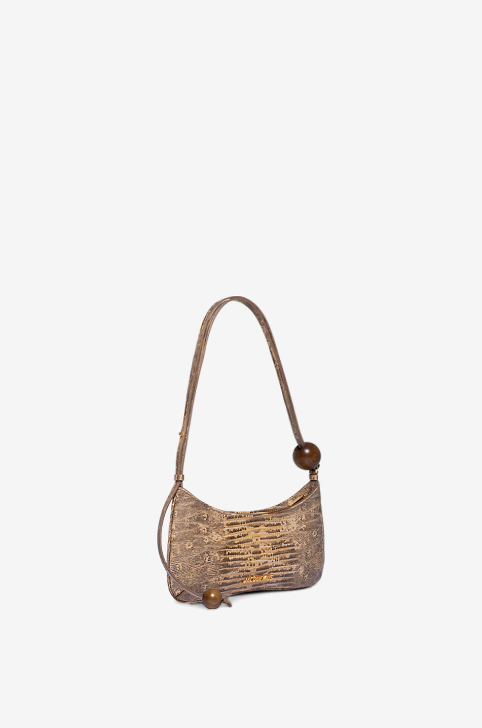 Le Bisou Perle lizard effect leather shoulder bag