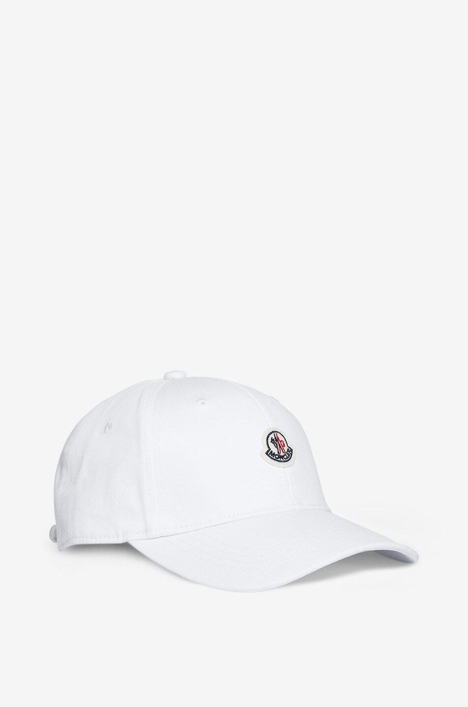 MONCLER Logo patch adorned children's baseball cap Girl WHITE 2