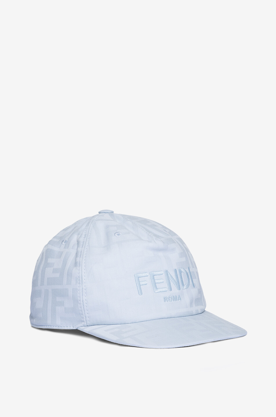 FENDI Jungen-FF-Jacquard-Baseballkappe FENDI Junge HELLBLAU 2