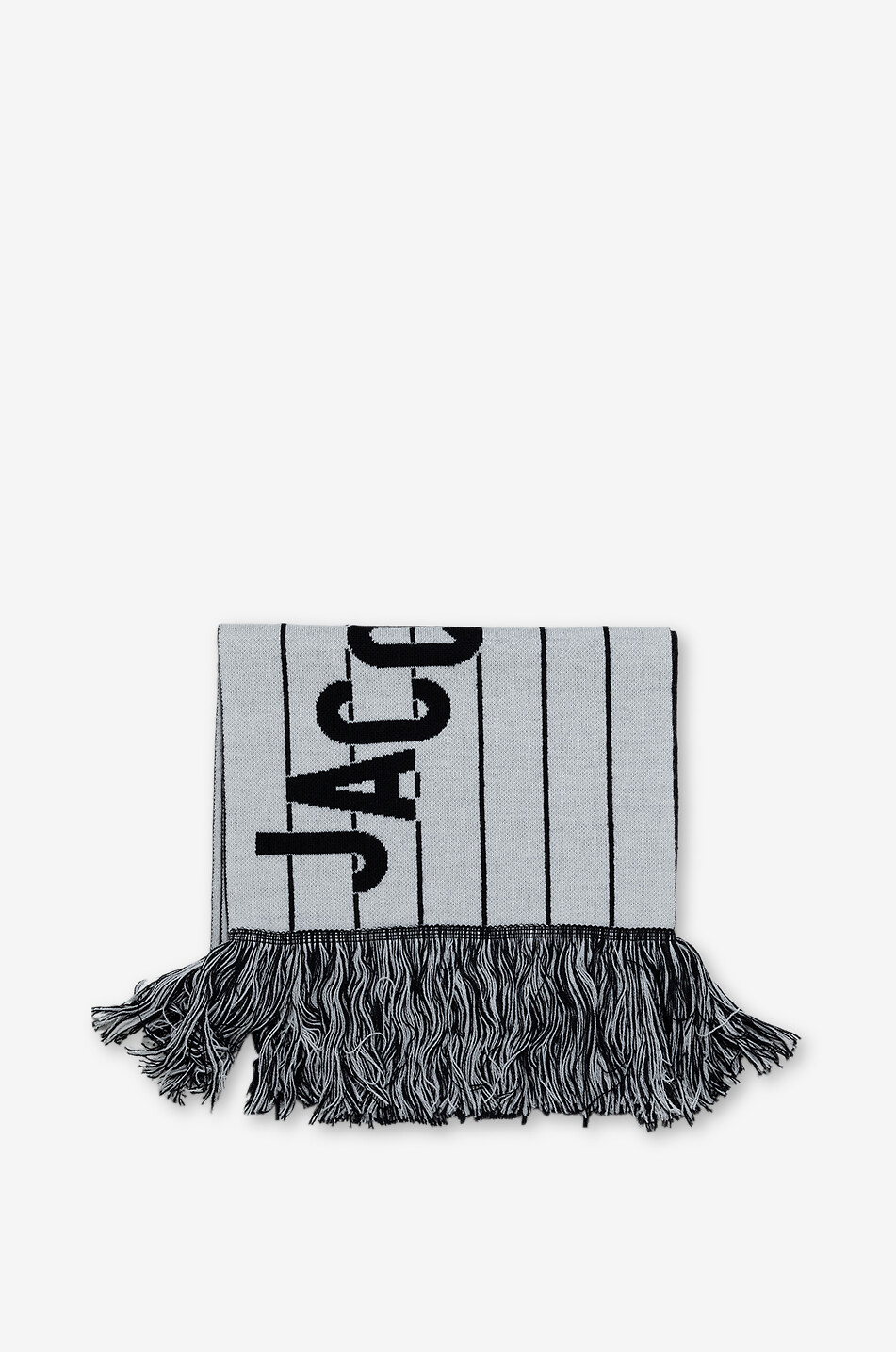 JACQUEMUS L'écharpe Liga striped knit scarf Men WHITE 1