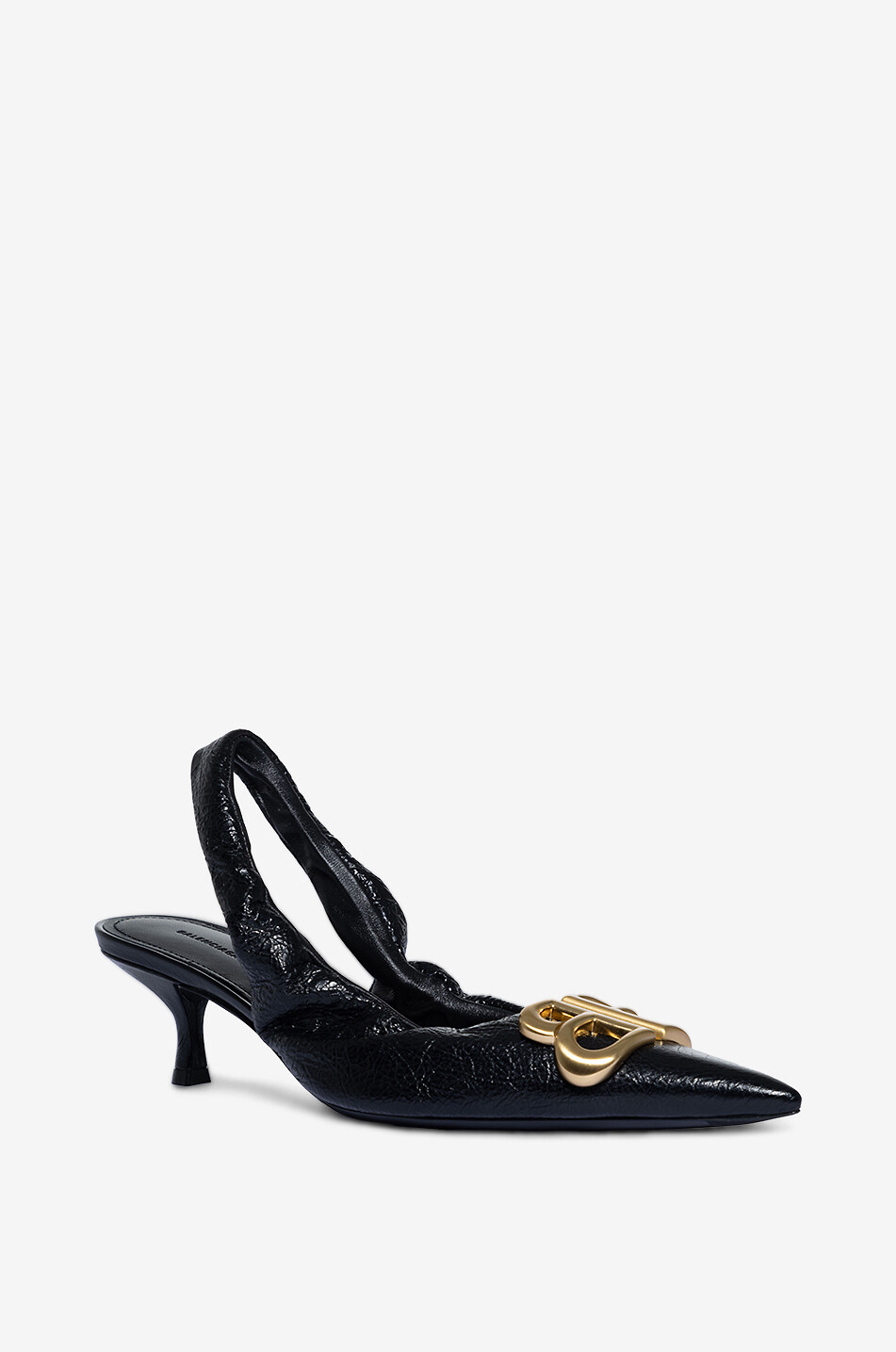 Monaco 50 arena leather slingback pumps - BALENCIAGA - BLACK