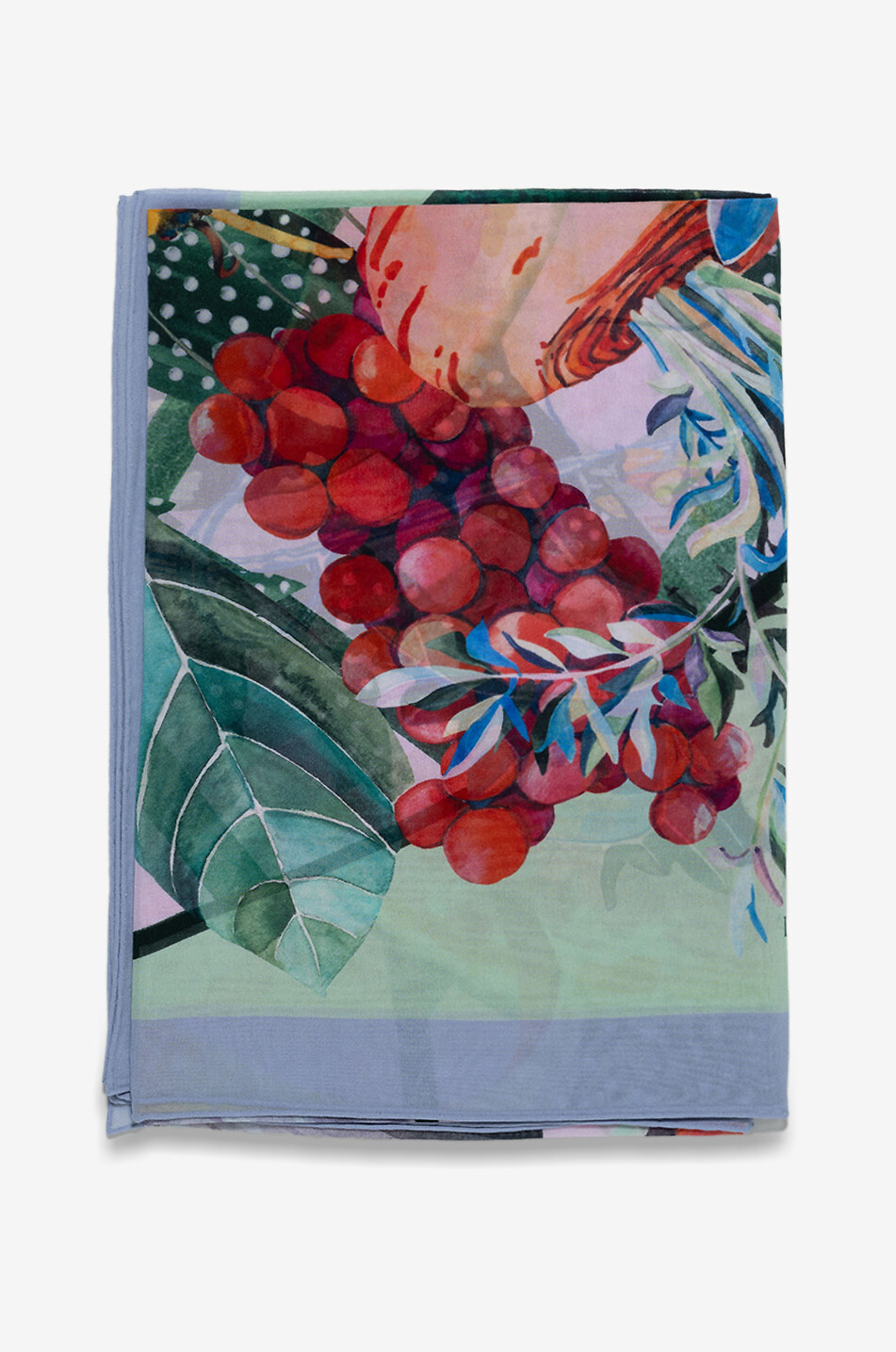 FABRIC FRONTLINE Aphrodite's Garden large silk scarf Women MULTI COLOURED 1