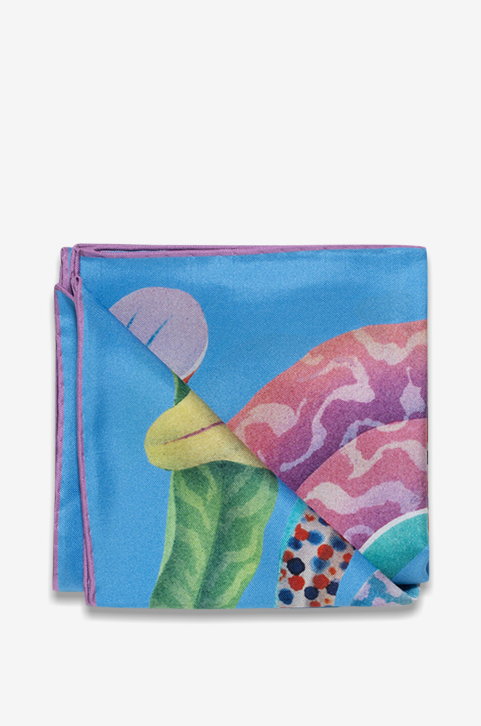 FABRIC FRONTLINE Flirt & Bloom silk mini scarf Women MULTI COLOURED 2