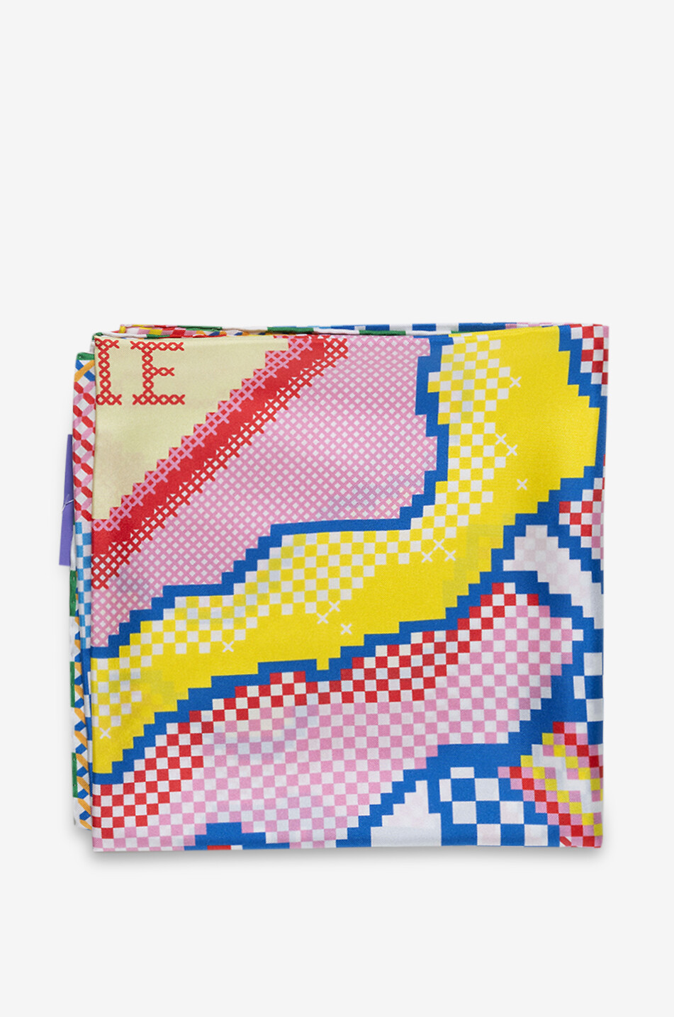 FABRIC FRONTLINE Kiss Me silk scarf Women MULTI COLOURED 1