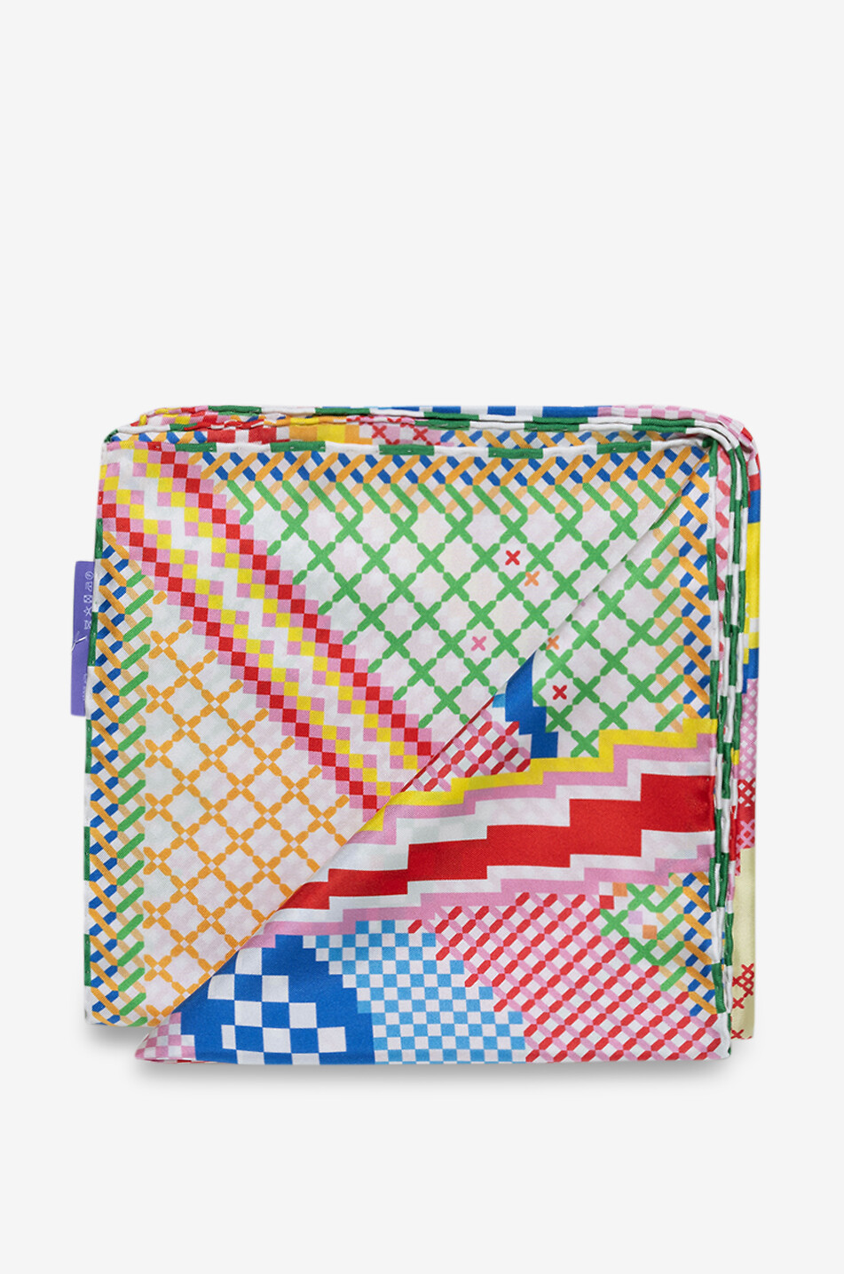 FABRIC FRONTLINE Kiss Me silk scarf Women MULTI COLOURED 2