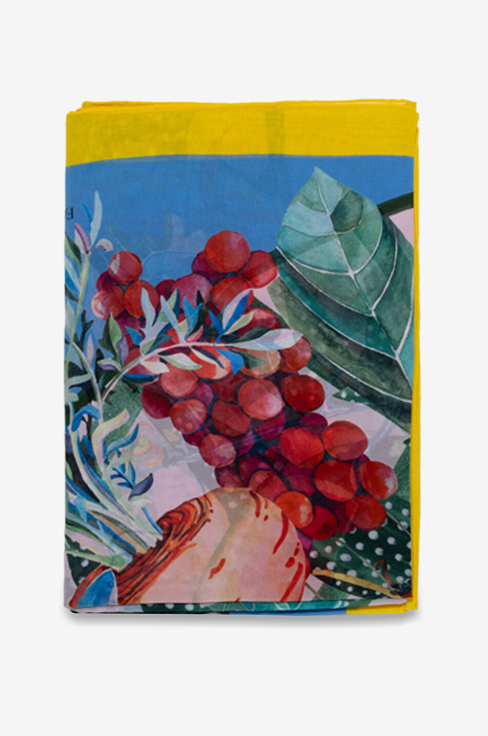 Grand foulard en soie Aphrodite's Garden