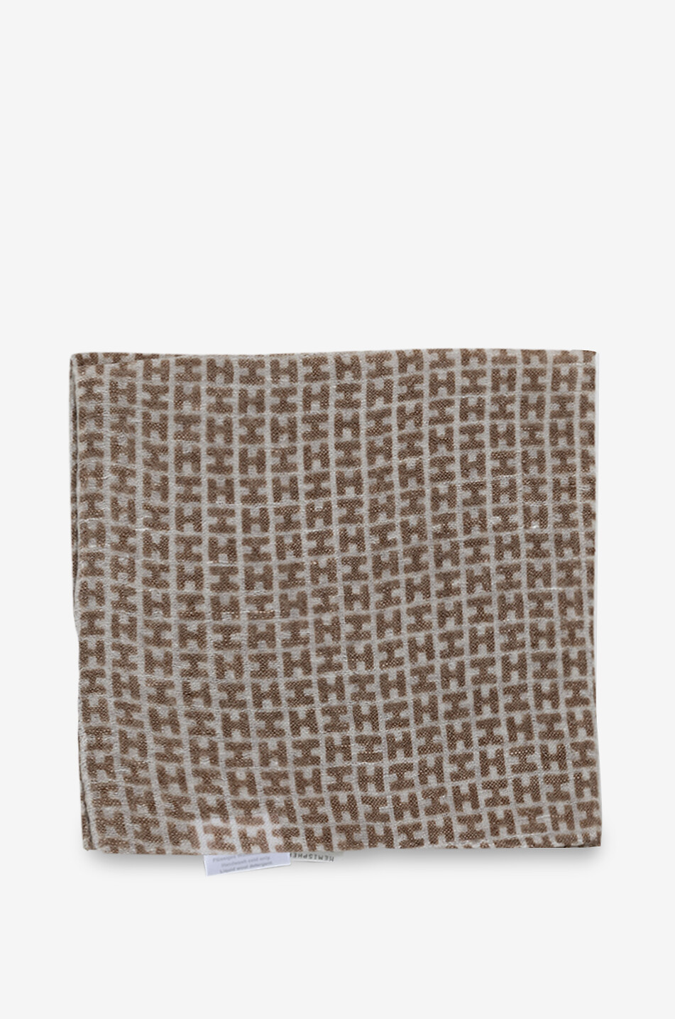 HEMISPHERE Einstecktuch aus Wolle und Leinen Rade Herren MITTEL KHAKI 1