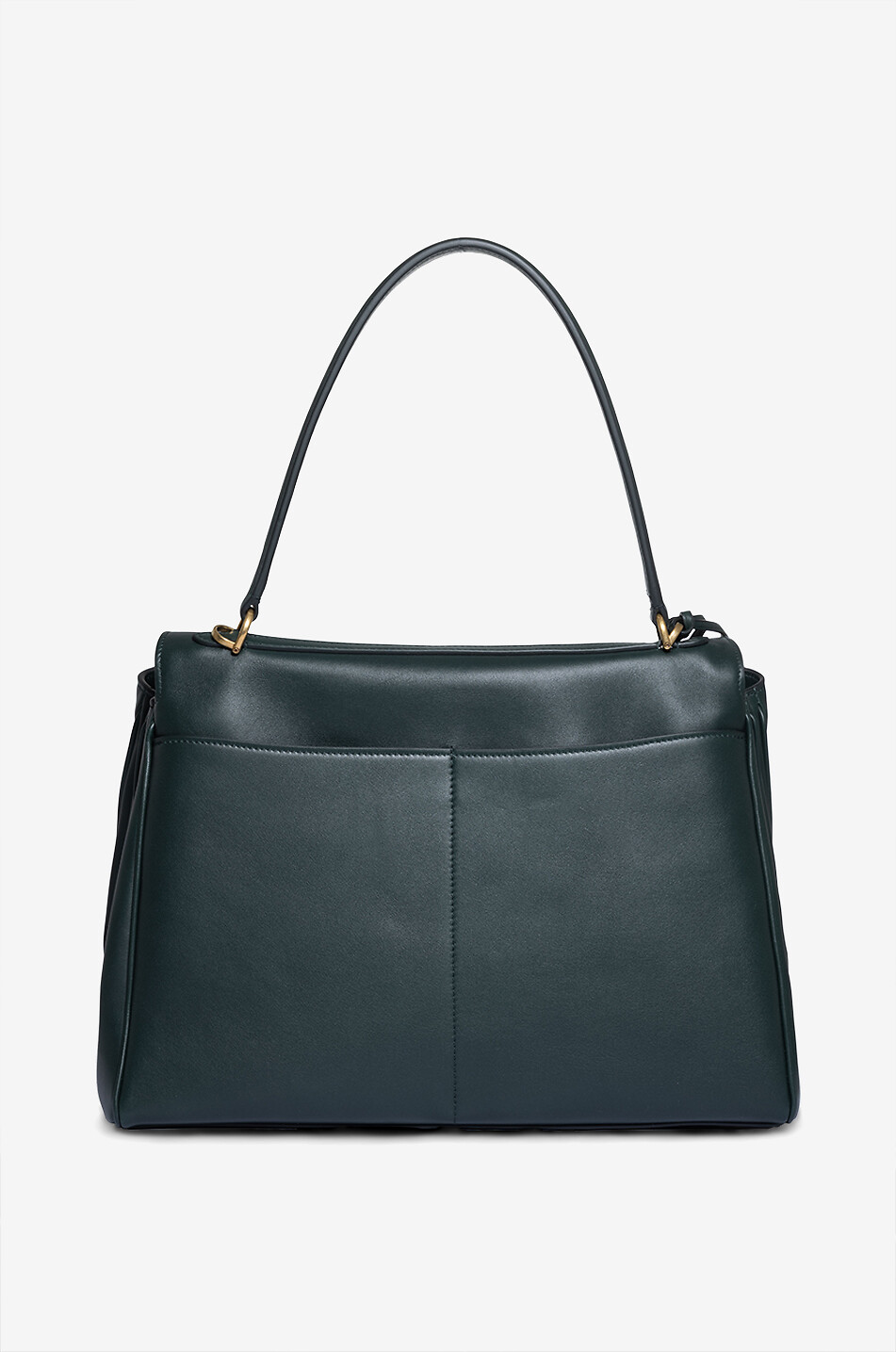 BALENCIAGA Rodeo Medium smooth calfskin handbag Women DARK GREEN 3