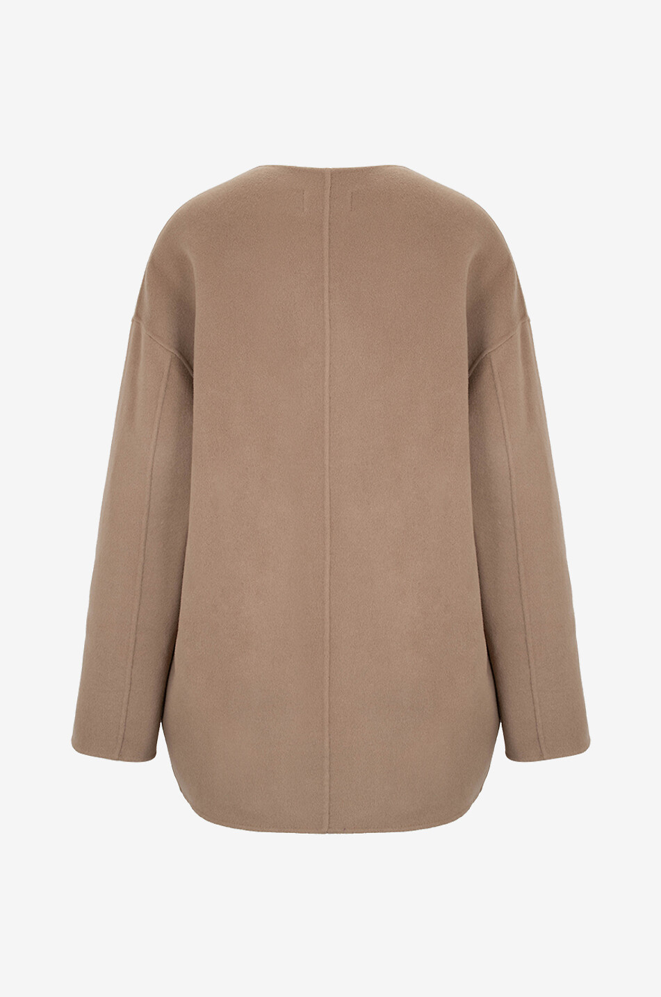 LOULOU STUDIO Gio wool and cashmere short coat Women BROWN 2