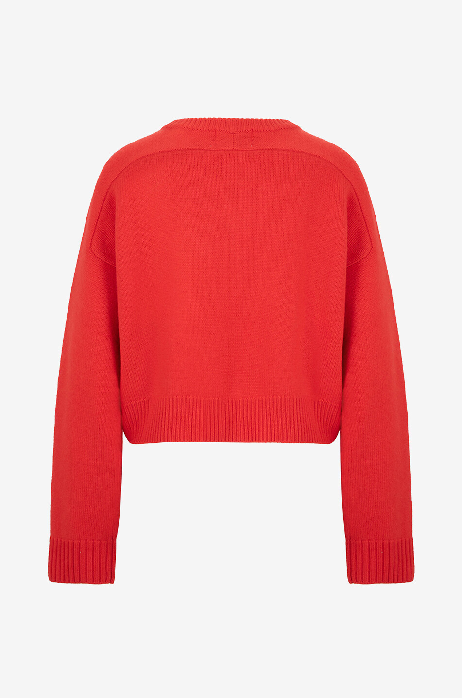 LOULOU STUDIO Bruzzi wool and cashmere round neck jumper Women RED 2