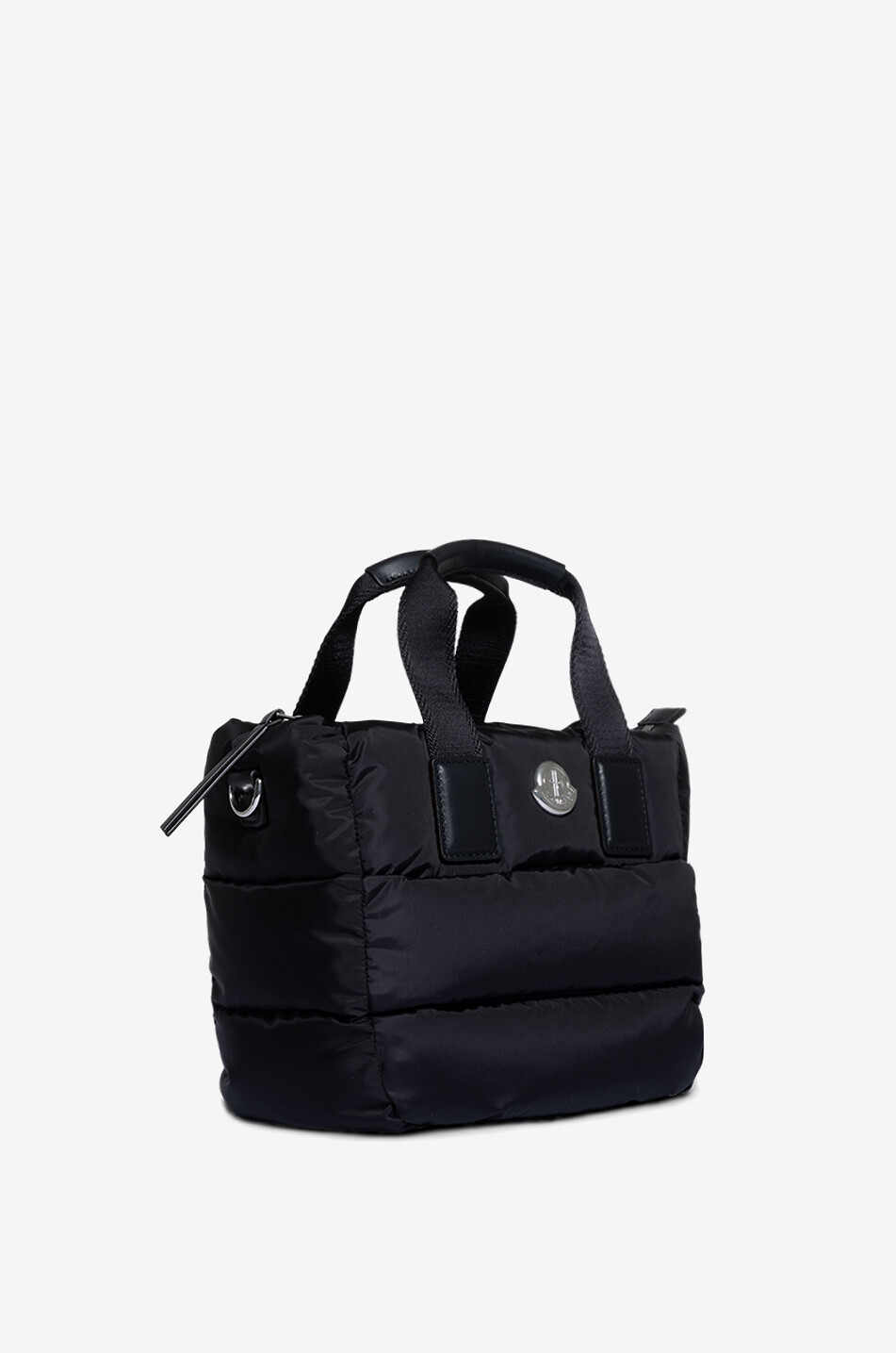 MONCLER Mini Caradoc quilted nylon tote bag Women BLACK 2