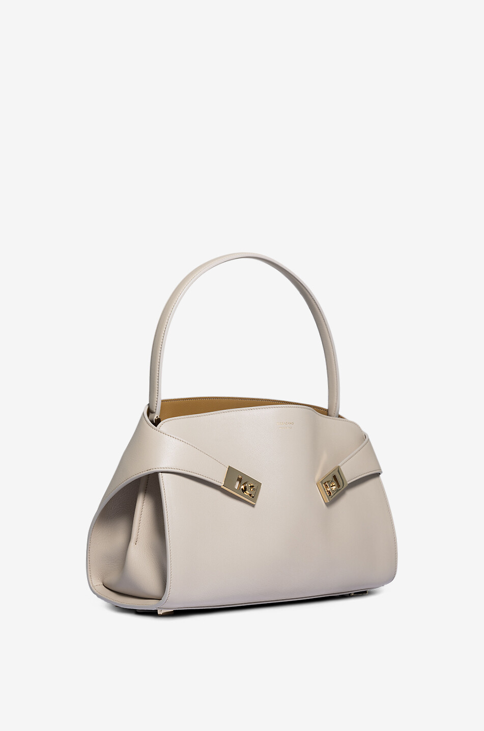 Schultertasche aus weichem Leder Hug Small