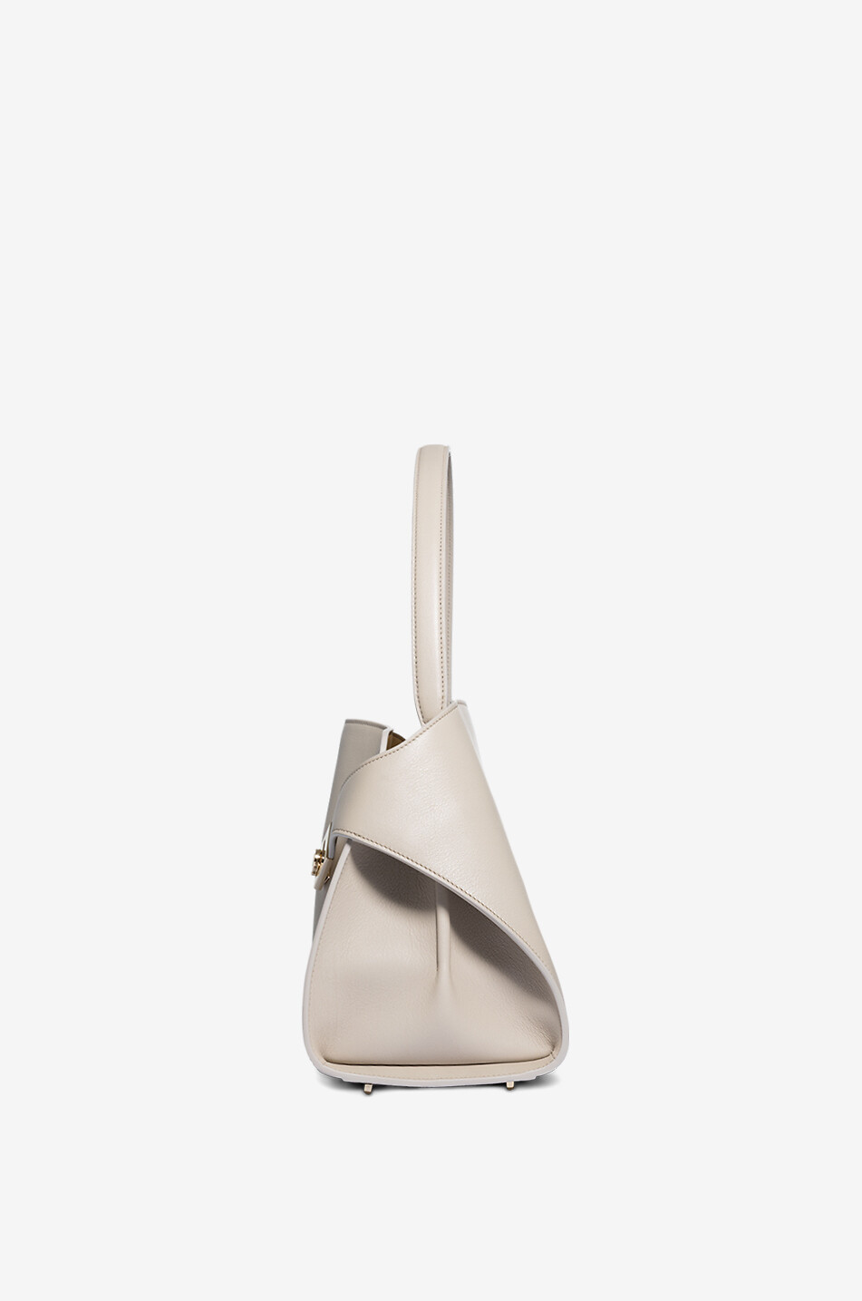 Schultertasche aus weichem Leder Hug Small