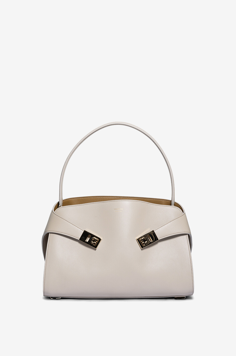 Schultertasche aus weichem Leder Hug Small