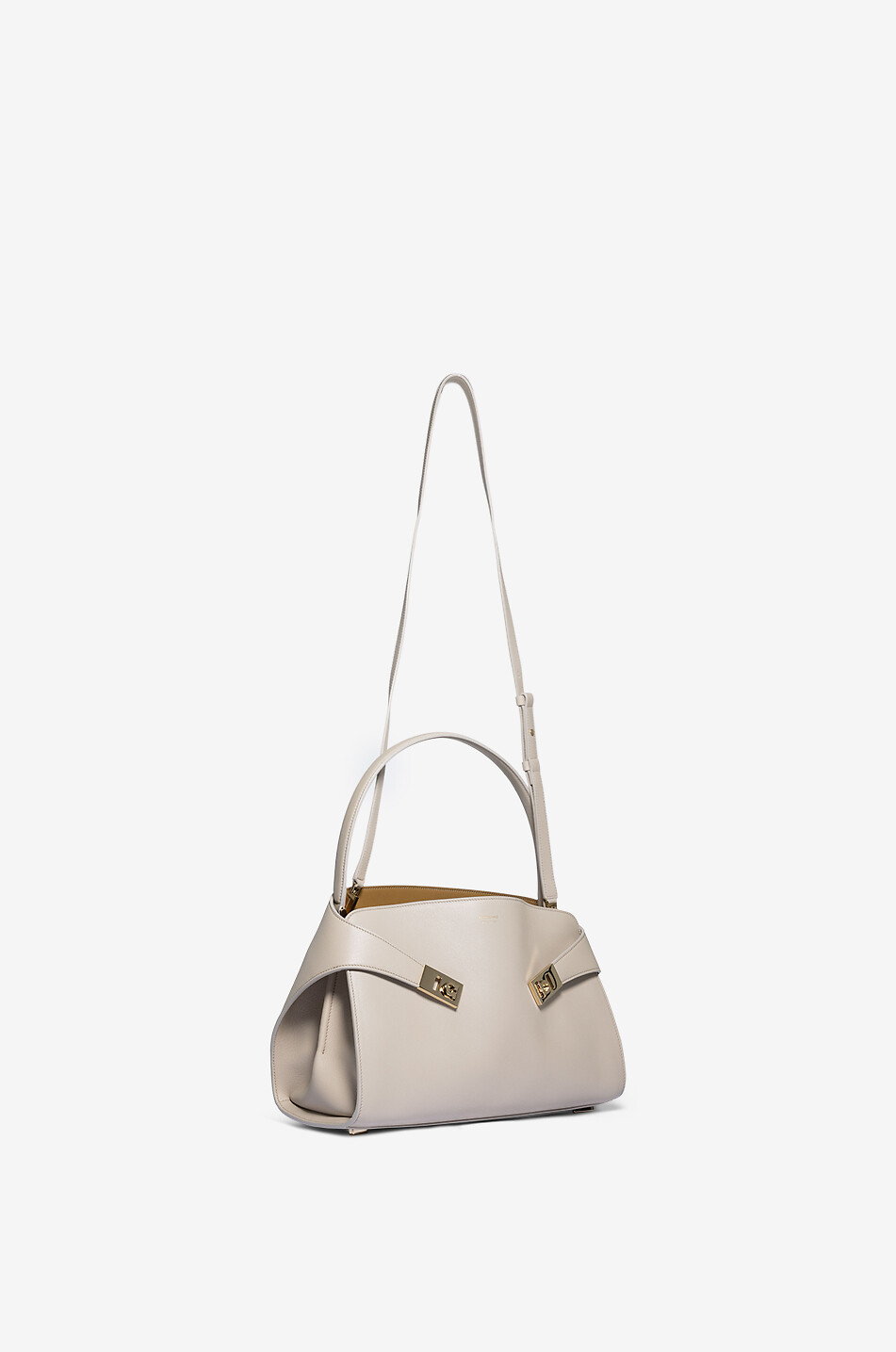 Schultertasche aus weichem Leder Hug Small