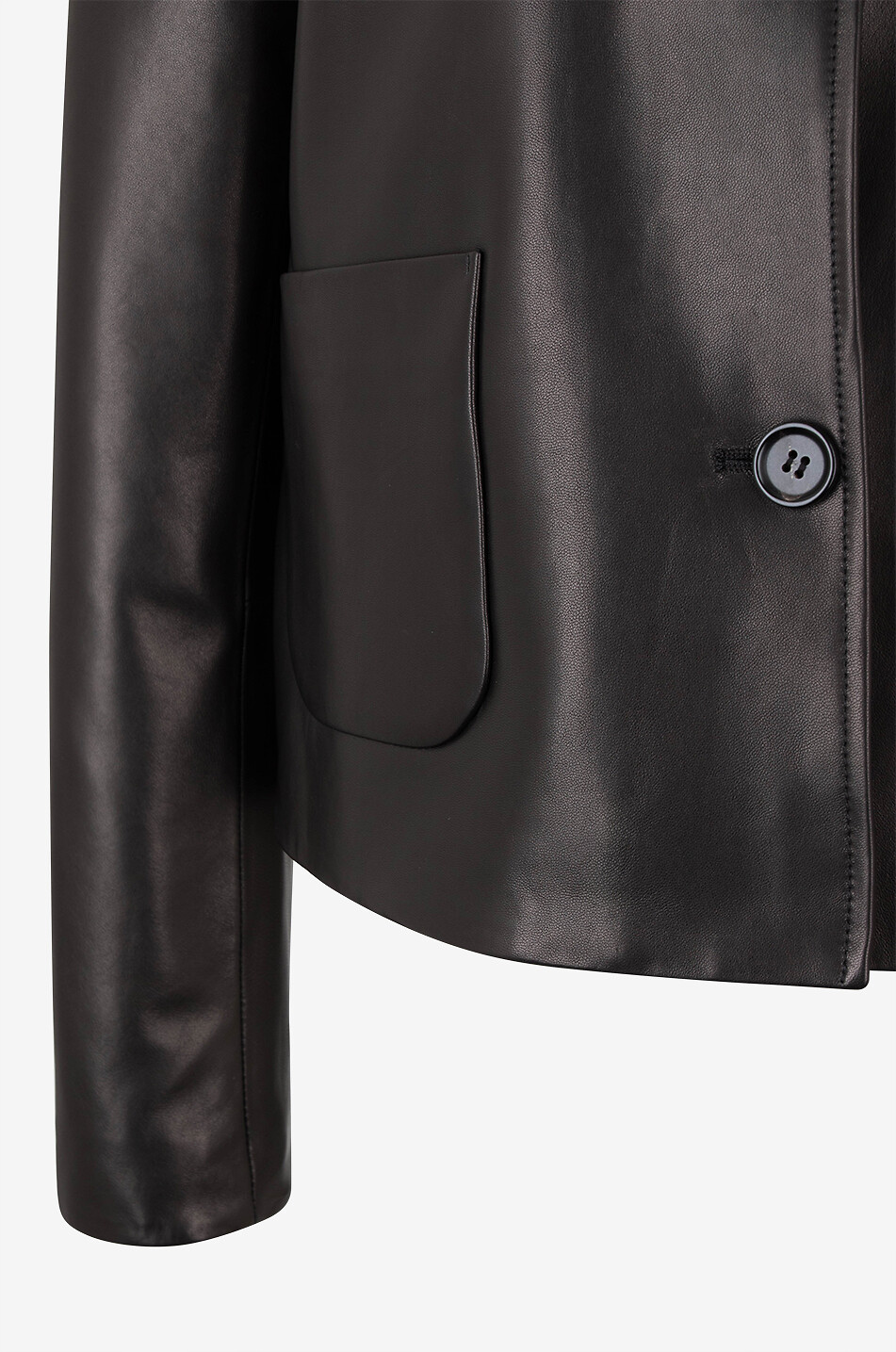 BONGENIE Anna lambskin leather jacket Women BLACK 3