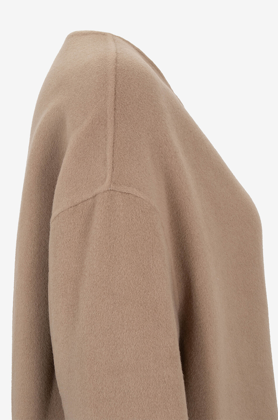 Manteau court en laine et cachemire Gio
