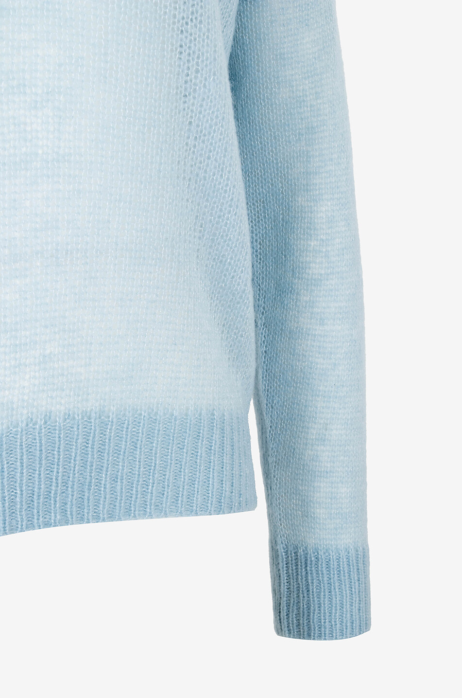 LU REN Dinzi cashmere and silk V-neck jumper Women LIGHT BLUE 3