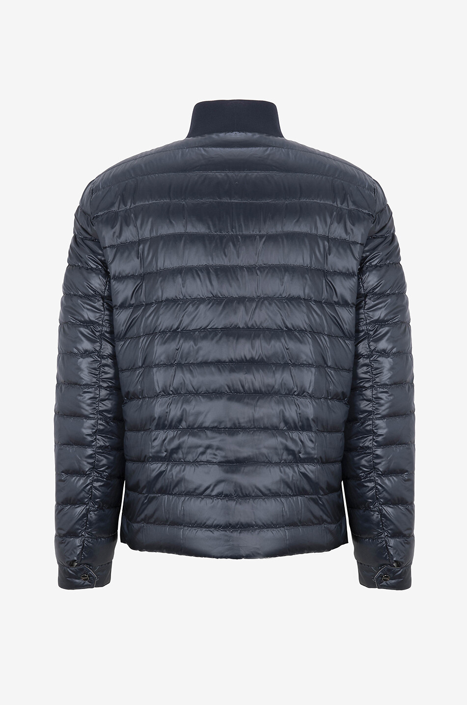 Kurze leichte wendbare Daunenjacke mit Stehkragen