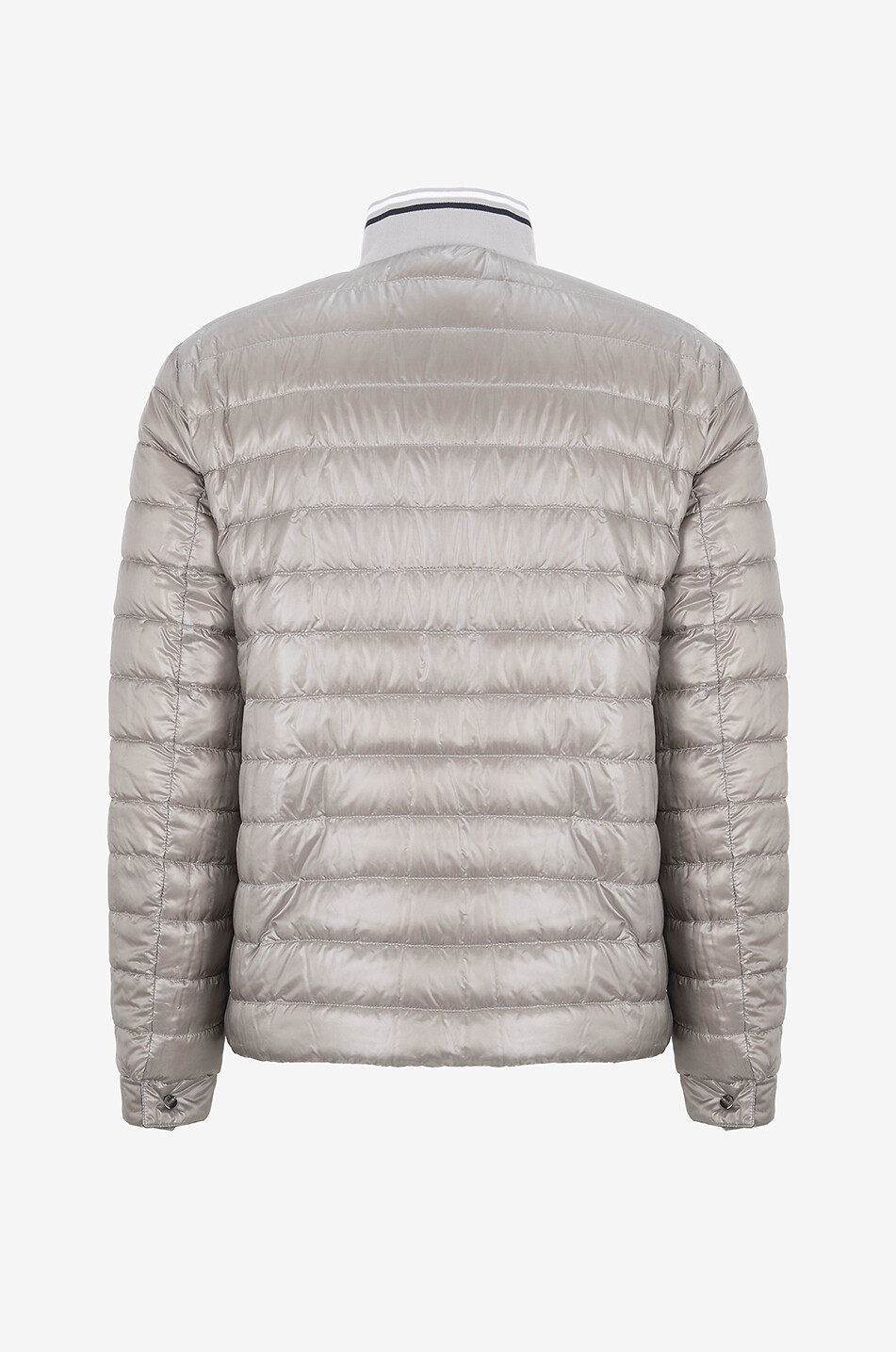 Kurze leichte wendbare Daunenjacke mit Stehkragen