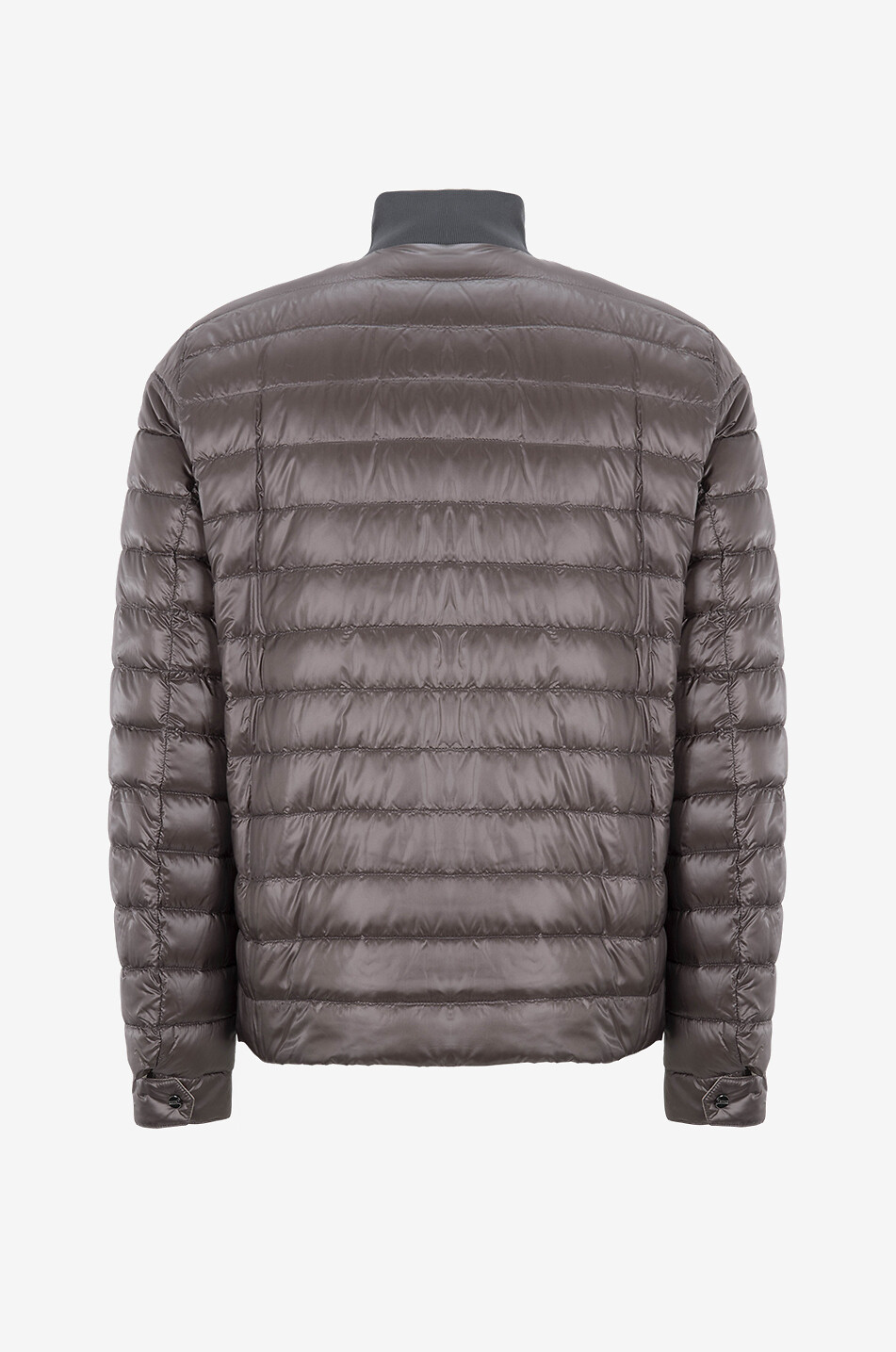 HERNO Kurze leichte wendbare Daunenjacke mit Stehkragen Herren DUNKELGRAU 2