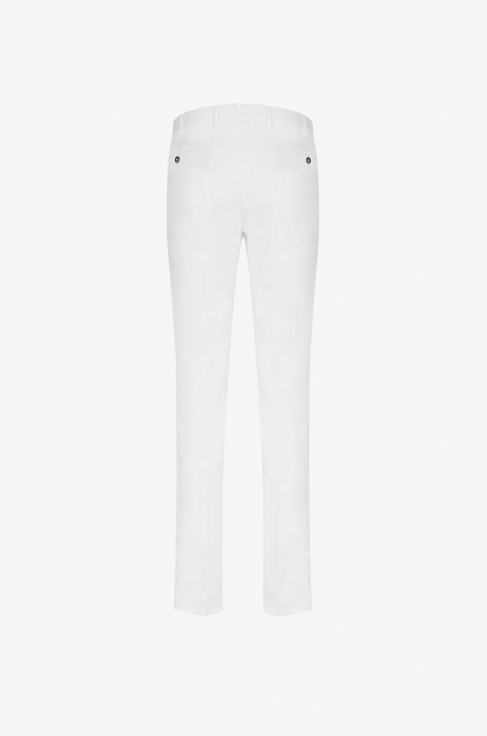PT TORINO Pantalon chino slim en lyocell et coton Homme BLANC 2