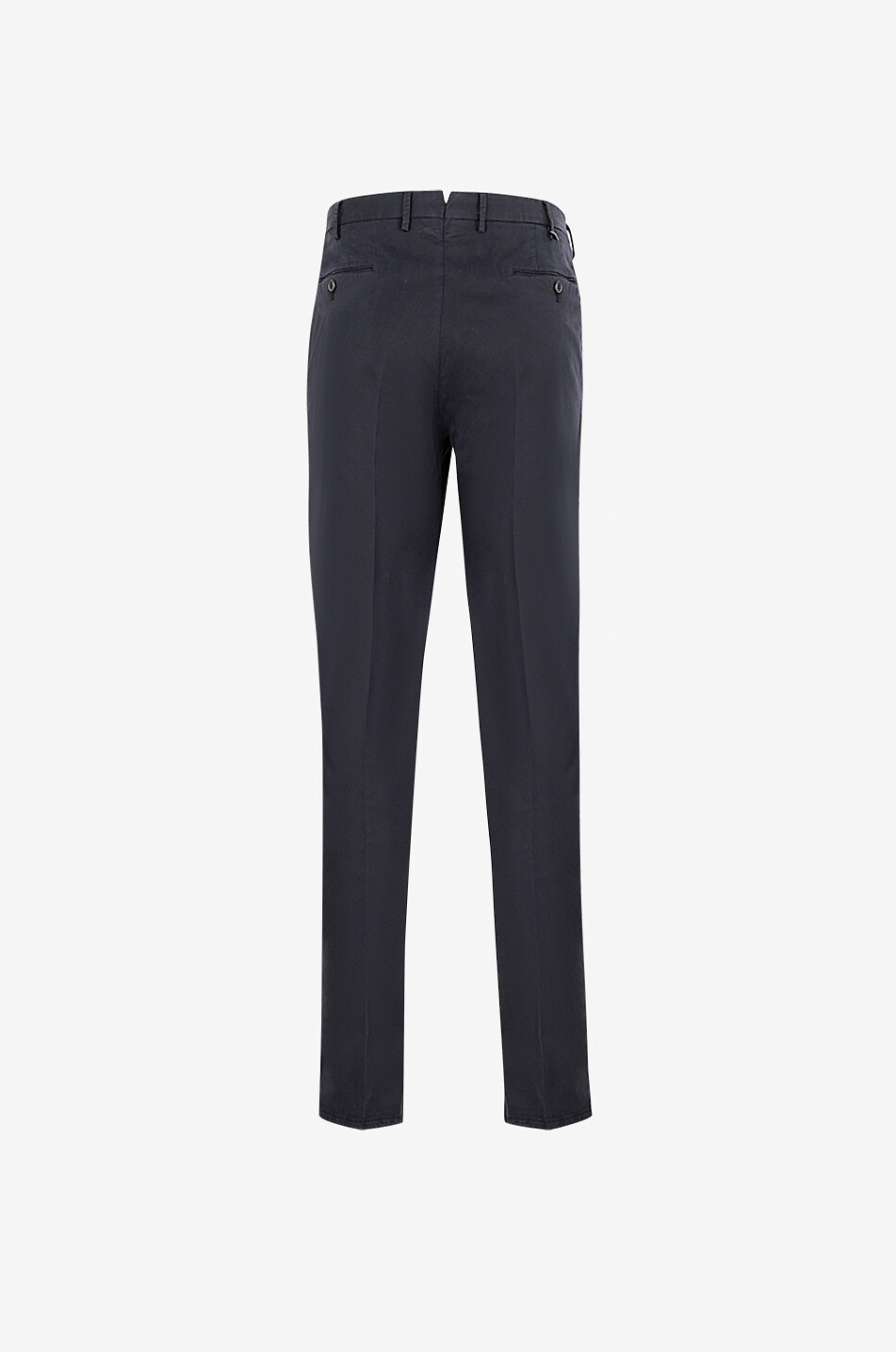 Lyocell and cotton slim fit trousers