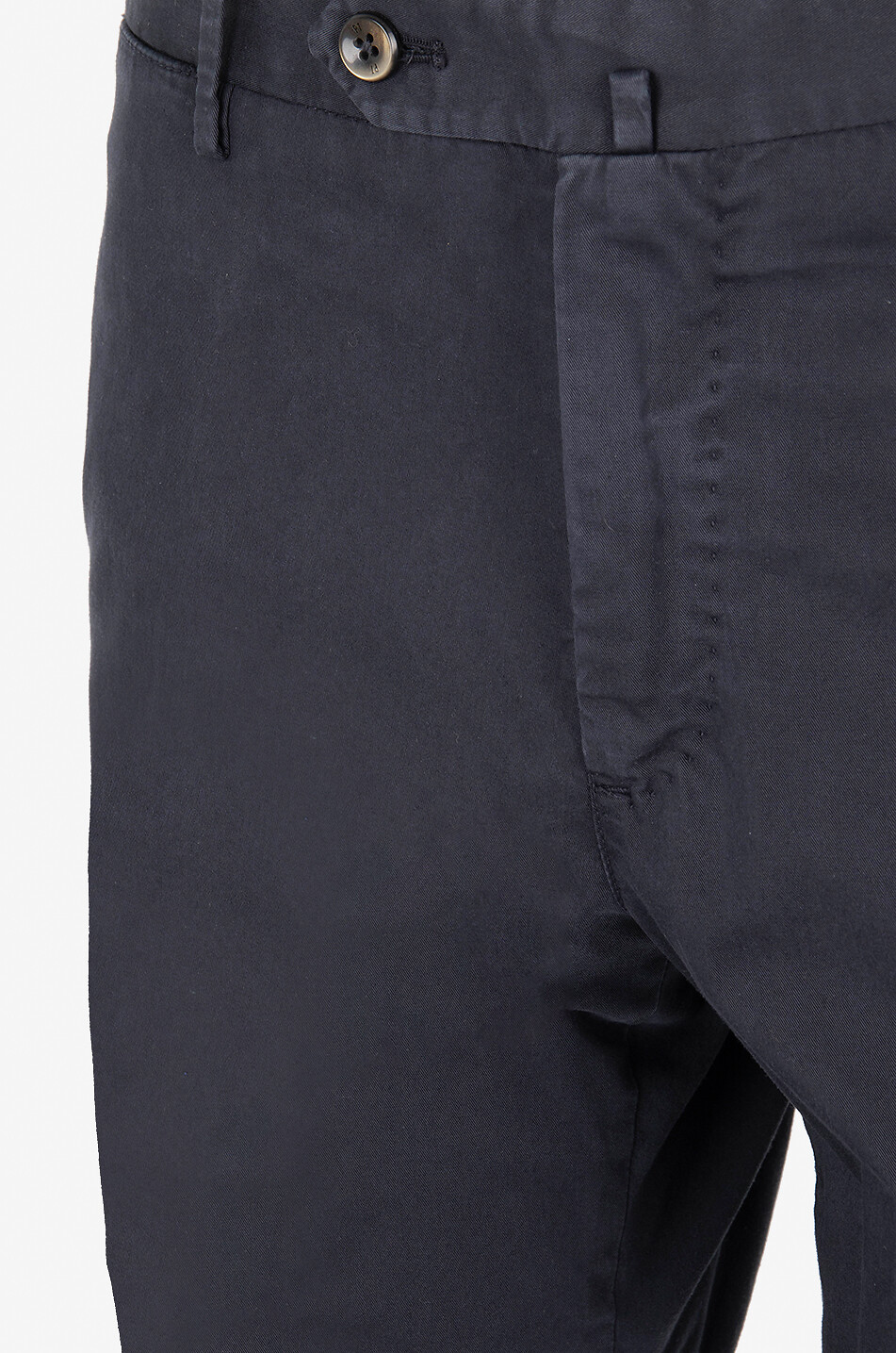 Lyocell and cotton slim fit trousers