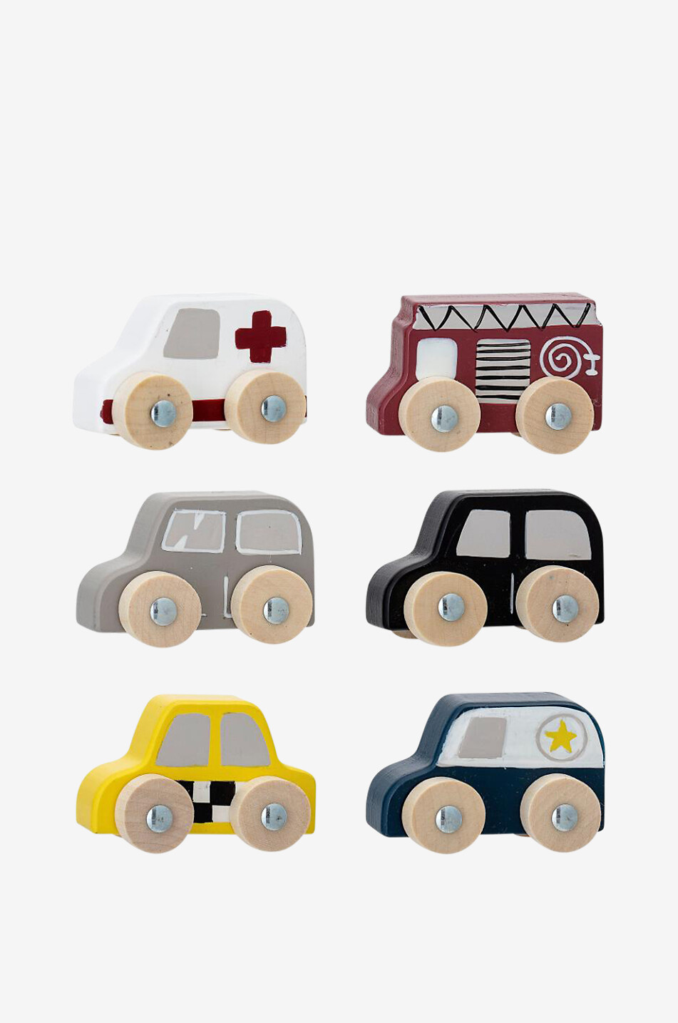 BLOOMINGVILLE Lot de six petites voitures bébé Avin Bébé Incolore 1
