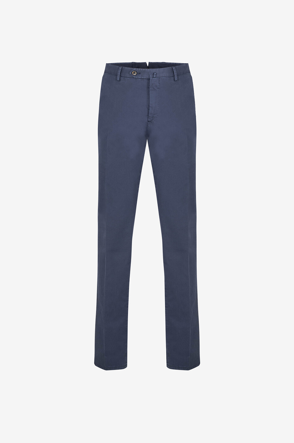 PT TORINO Pantalon chino slim en lyocell et coton Homme BLEU MOYEN 1