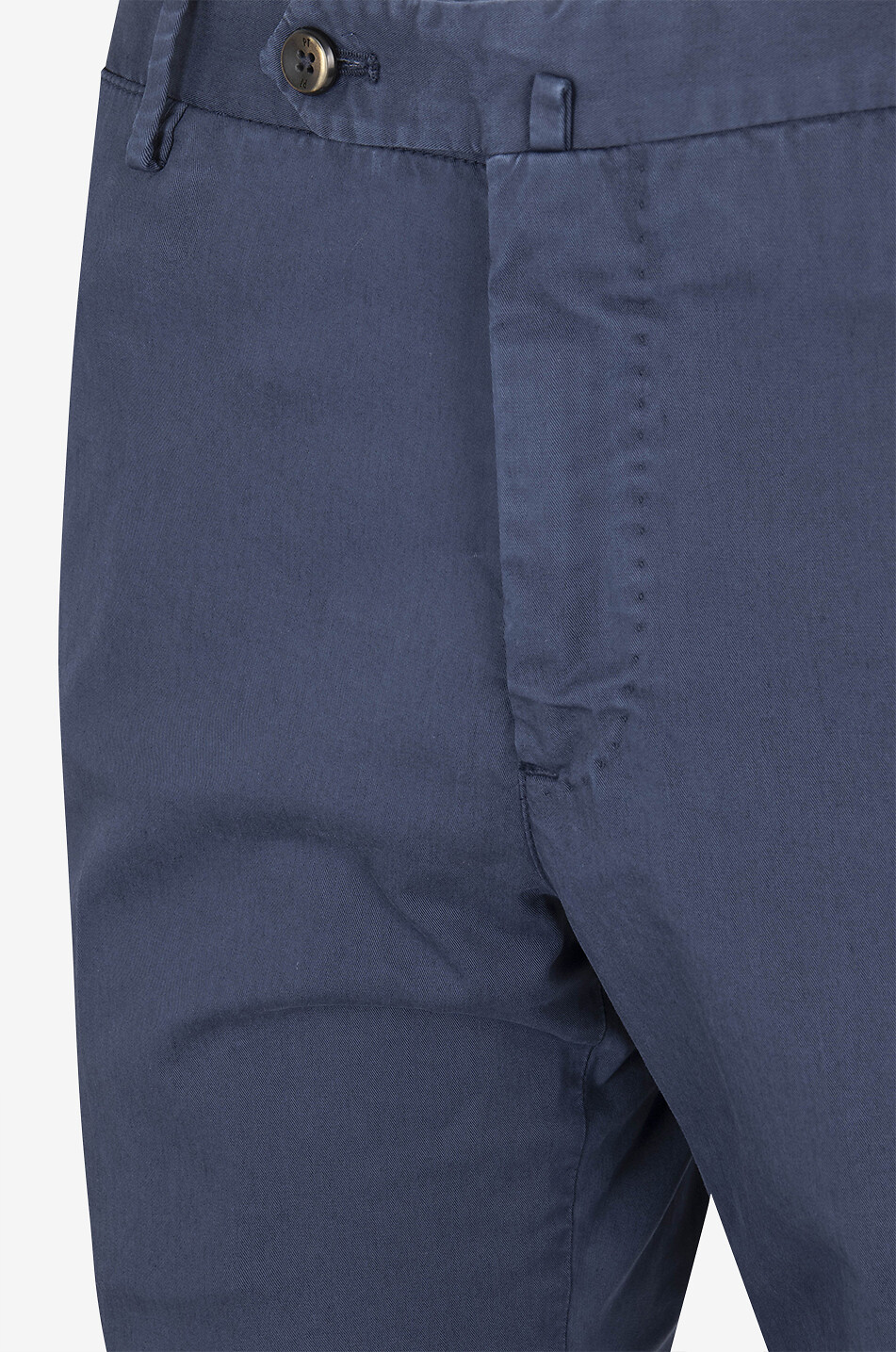 PT TORINO Pantalon chino slim en lyocell et coton Homme BLEU MOYEN 4