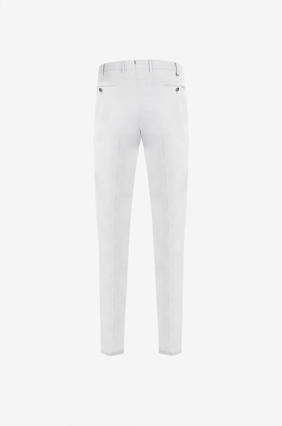 PT TORINO Pantalon chino slim en lyocell et coton Homme GRIS CLAIR 2