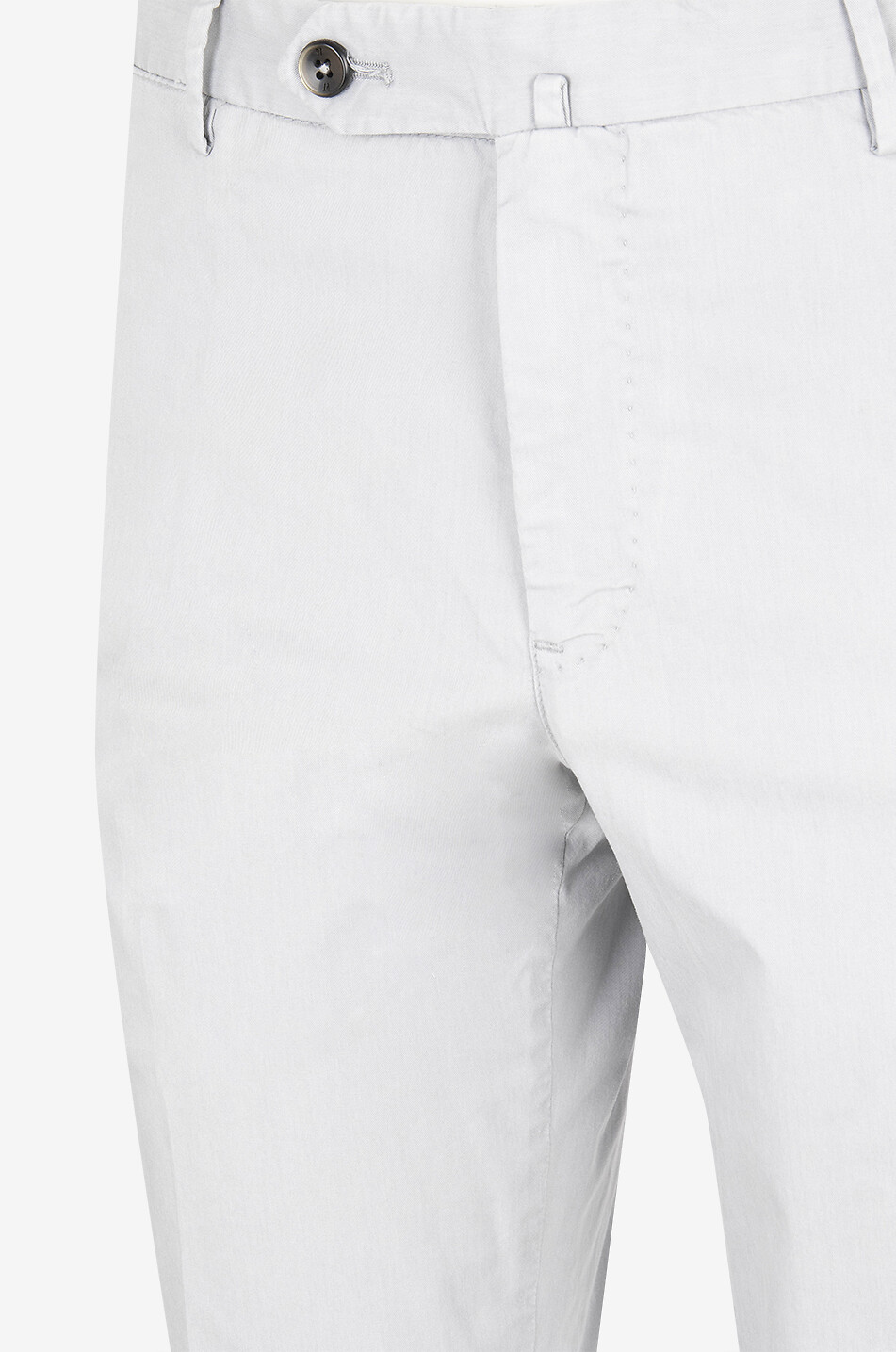 PT TORINO Pantalon chino slim en lyocell et coton Homme GRIS CLAIR 3