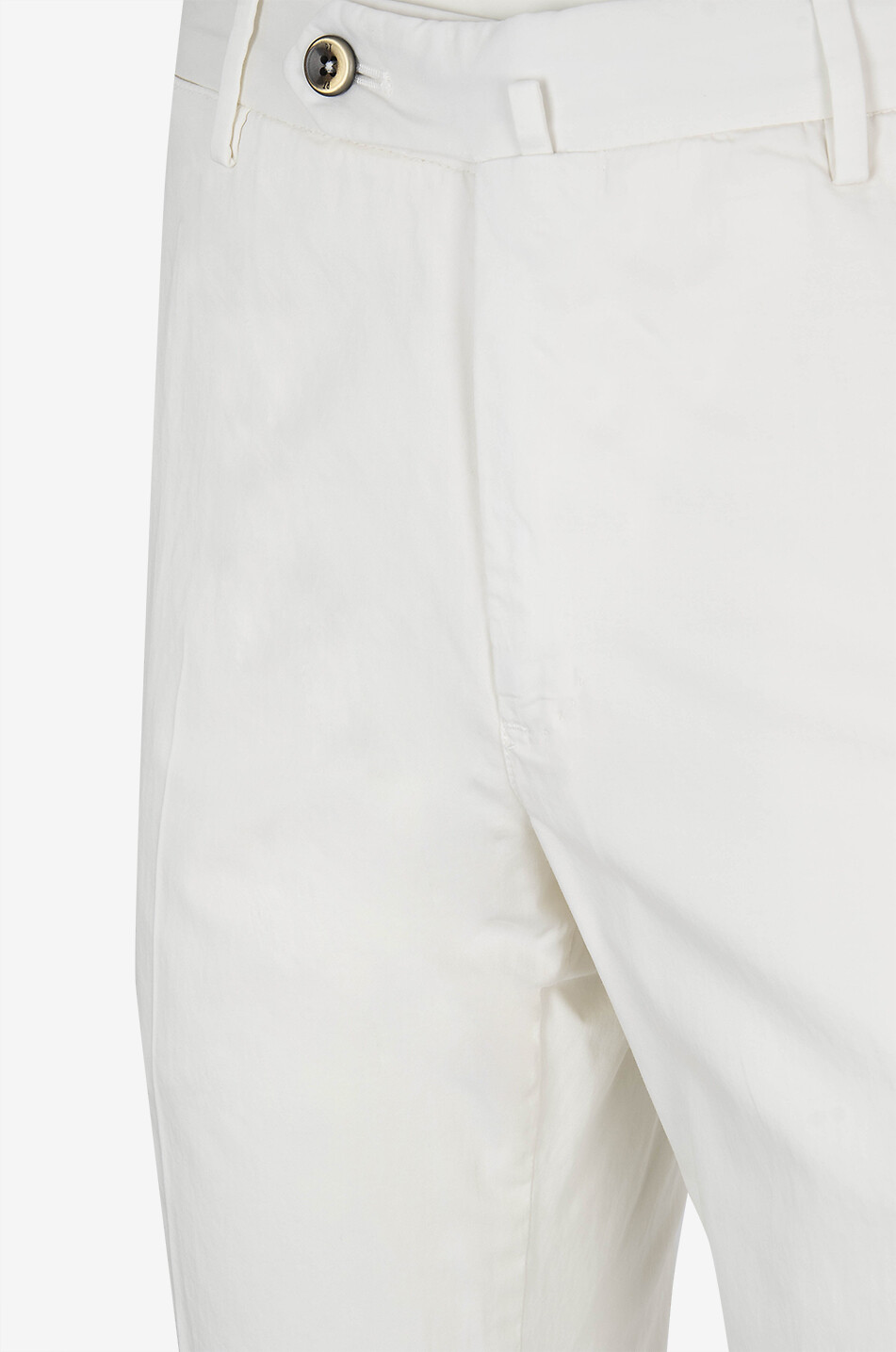 PT TORINO Pantalon chino en coton et soie Super Slim Homme Beige clair 3