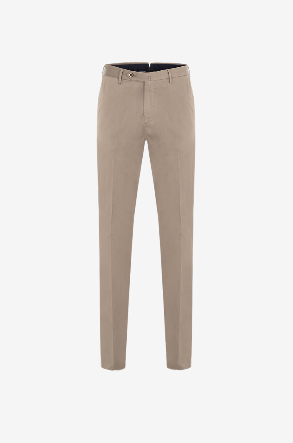 PT TORINO Super Slim cotton and silk slim fit trousers Men BROWN 1