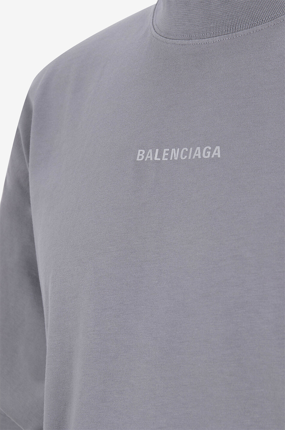 BALENCIAGA Kurzarm-T-Shirt Balenciaga Reflective Medium Fit Herren GRAU 3
