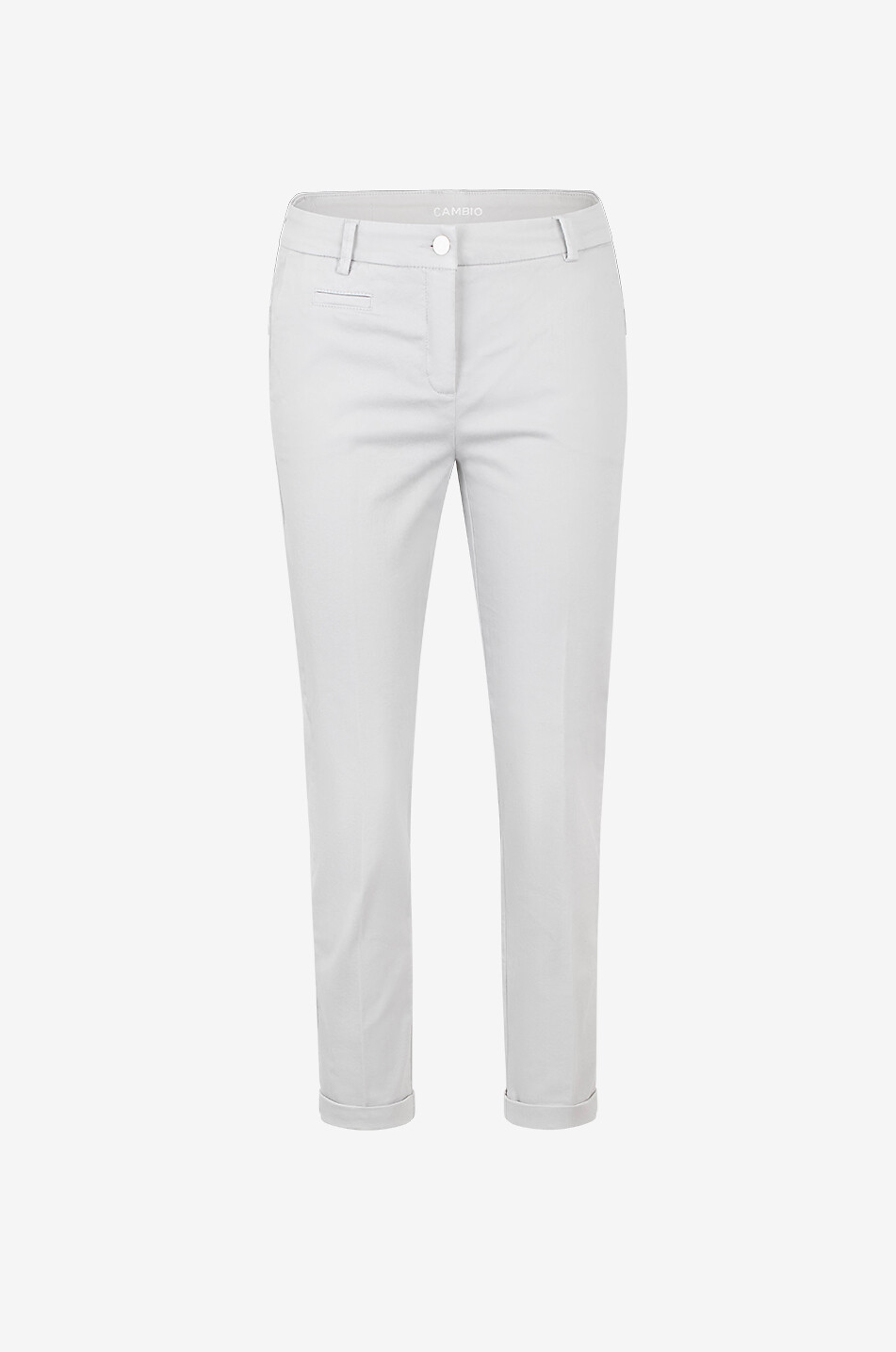 CAMBIO Zigarettenhose aus Baumwolle Stella Damen HELLGRAU 1