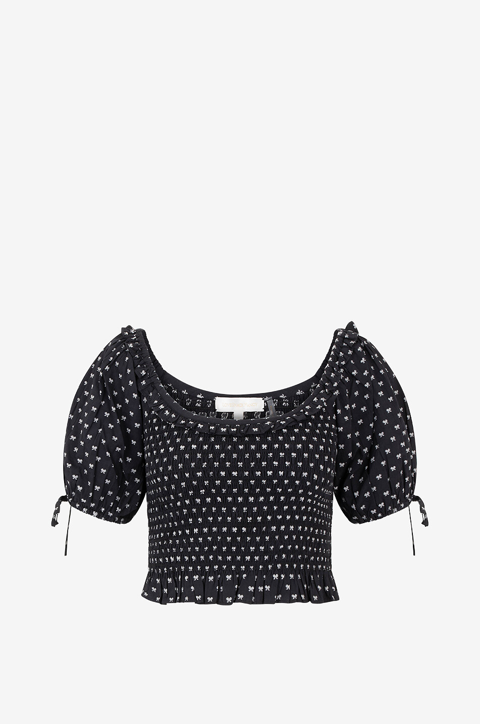 Top en coton motif noeuds Molly