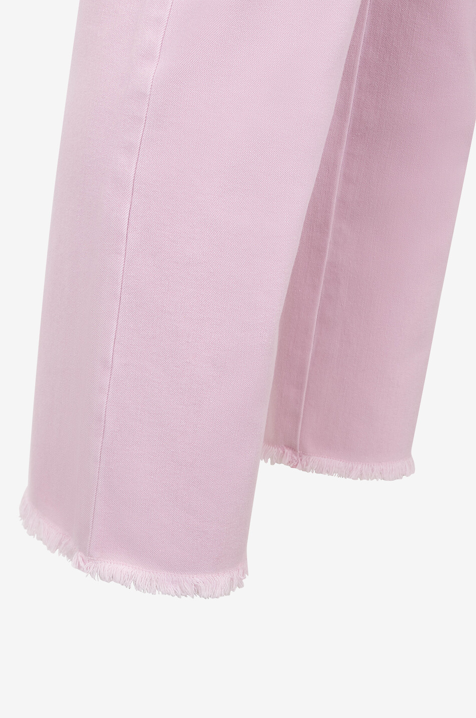 SEDUCTIVE Ausgefranste Slim-Fit-Hose aus Baumwolle und Lyocell Cindy Damen HELLROSA 3