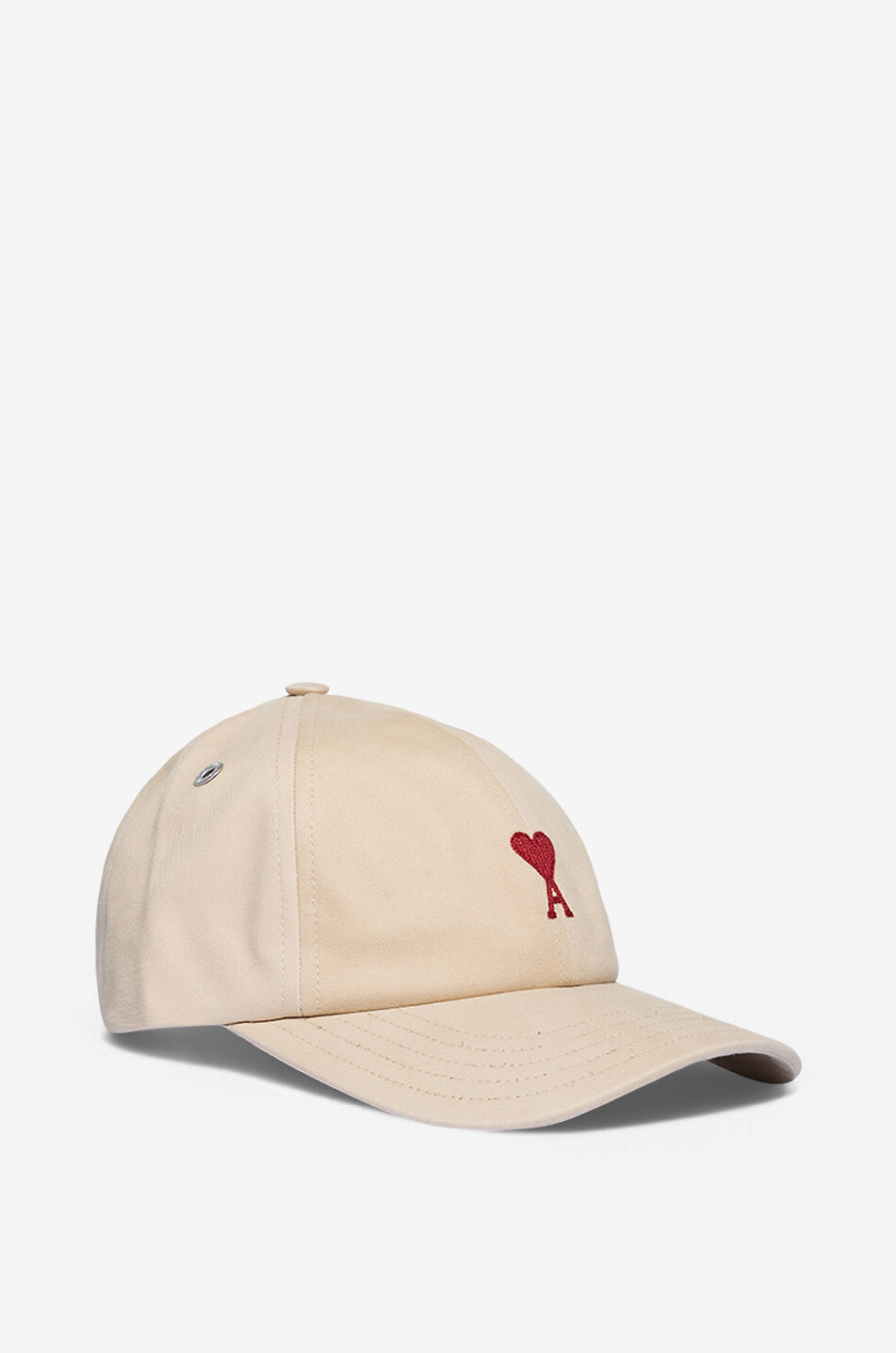 AMI Casquette en gabadine peau de pêche Ami de Coeur Homme BEIGE 2