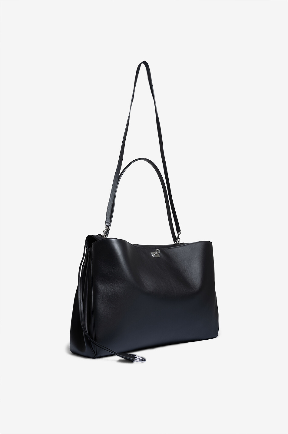 BALENCIAGA Tasche aus Glattleder Rodeo Top Handle XL Herren SCHWARZ 5