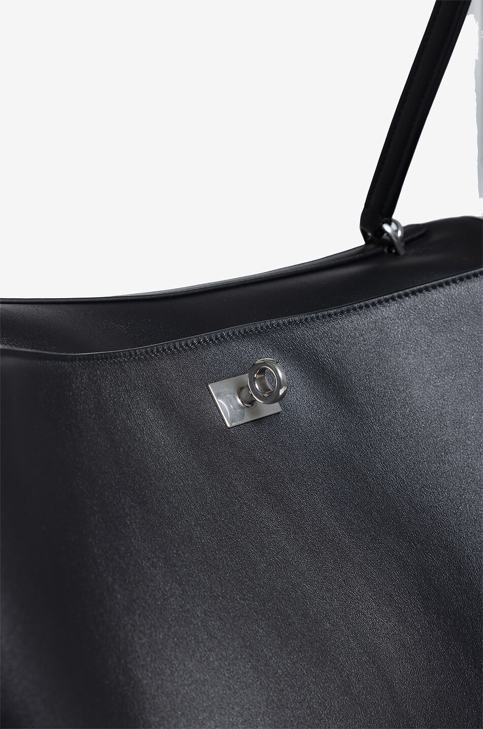 BALENCIAGA Tasche aus Glattleder Rodeo Top Handle XL Herren SCHWARZ 6