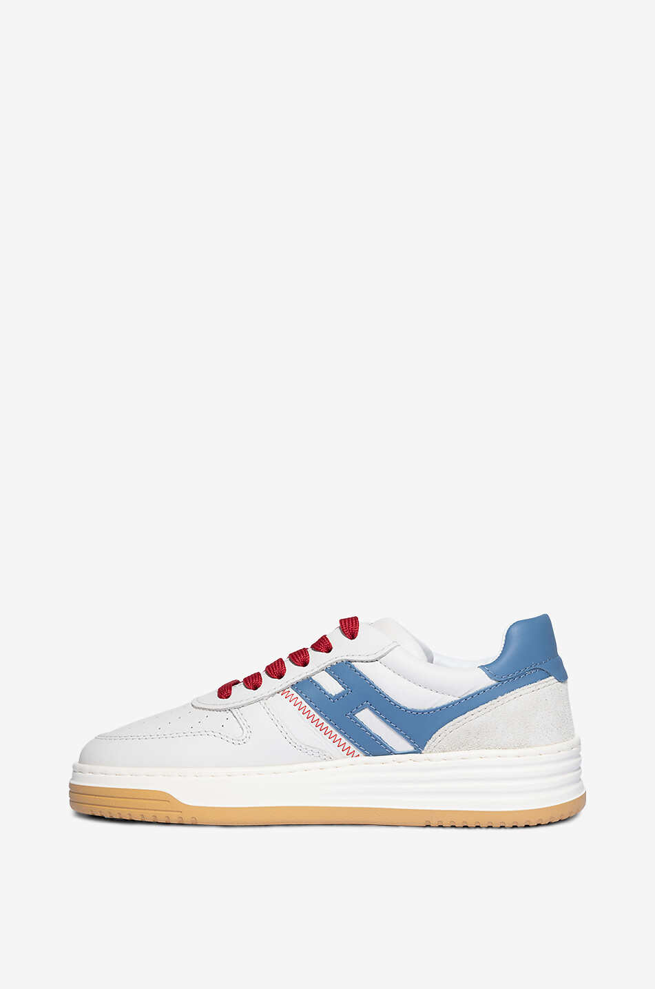 Hogan 630 low-top leather and suede lace-up sneakers